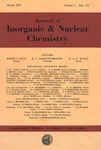 Go to journal home page - Journal of Inorganic and Nuclear Chemistry